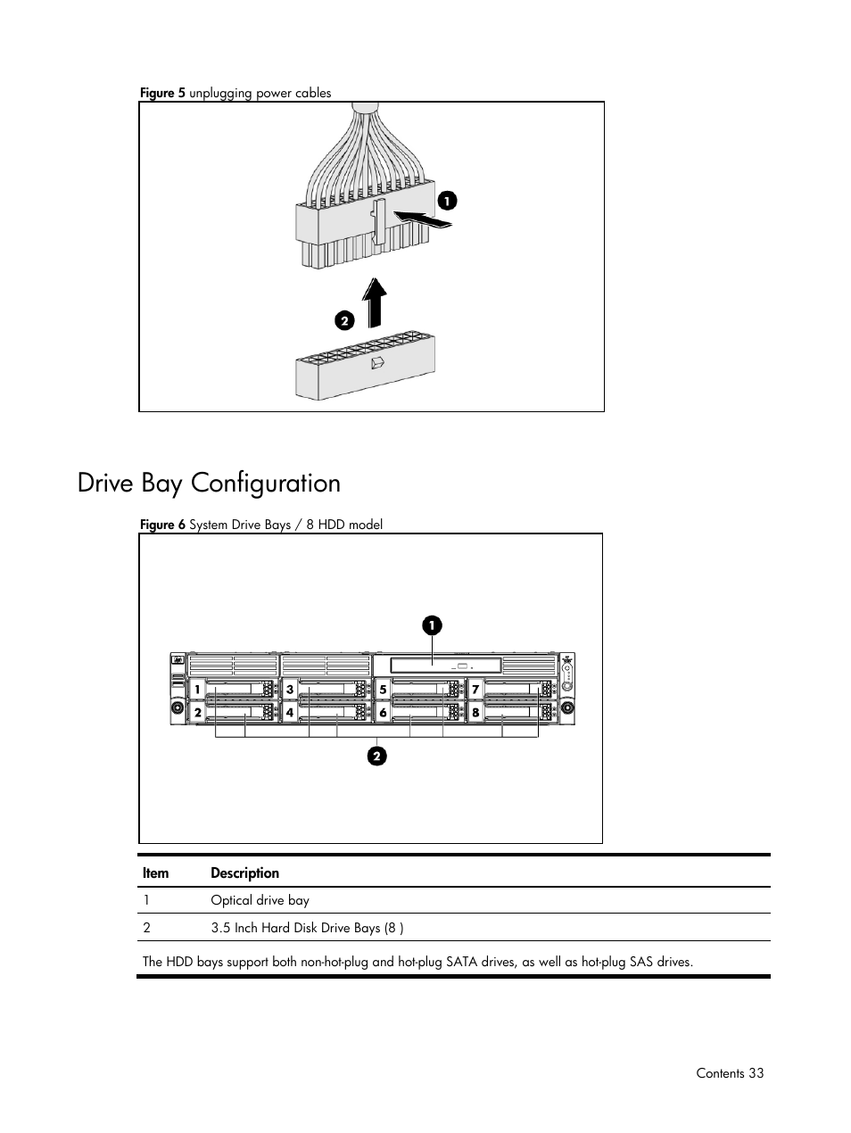 Drive bay configuration | HP DL185 User Manual | Page 33 / 103