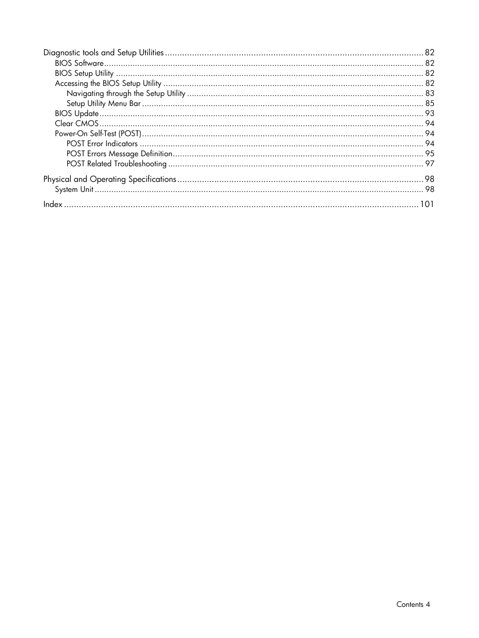 HP DL185 User Manual | Page 4 / 103