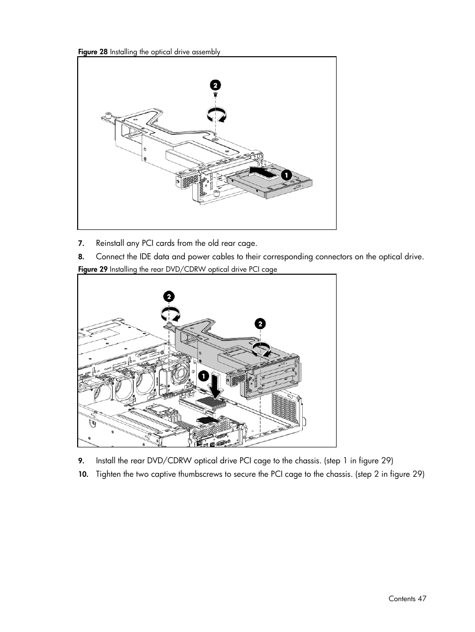 HP DL185 User Manual | Page 47 / 103