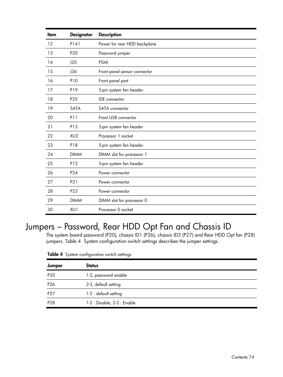 HP DL185 User Manual | Page 74 / 103