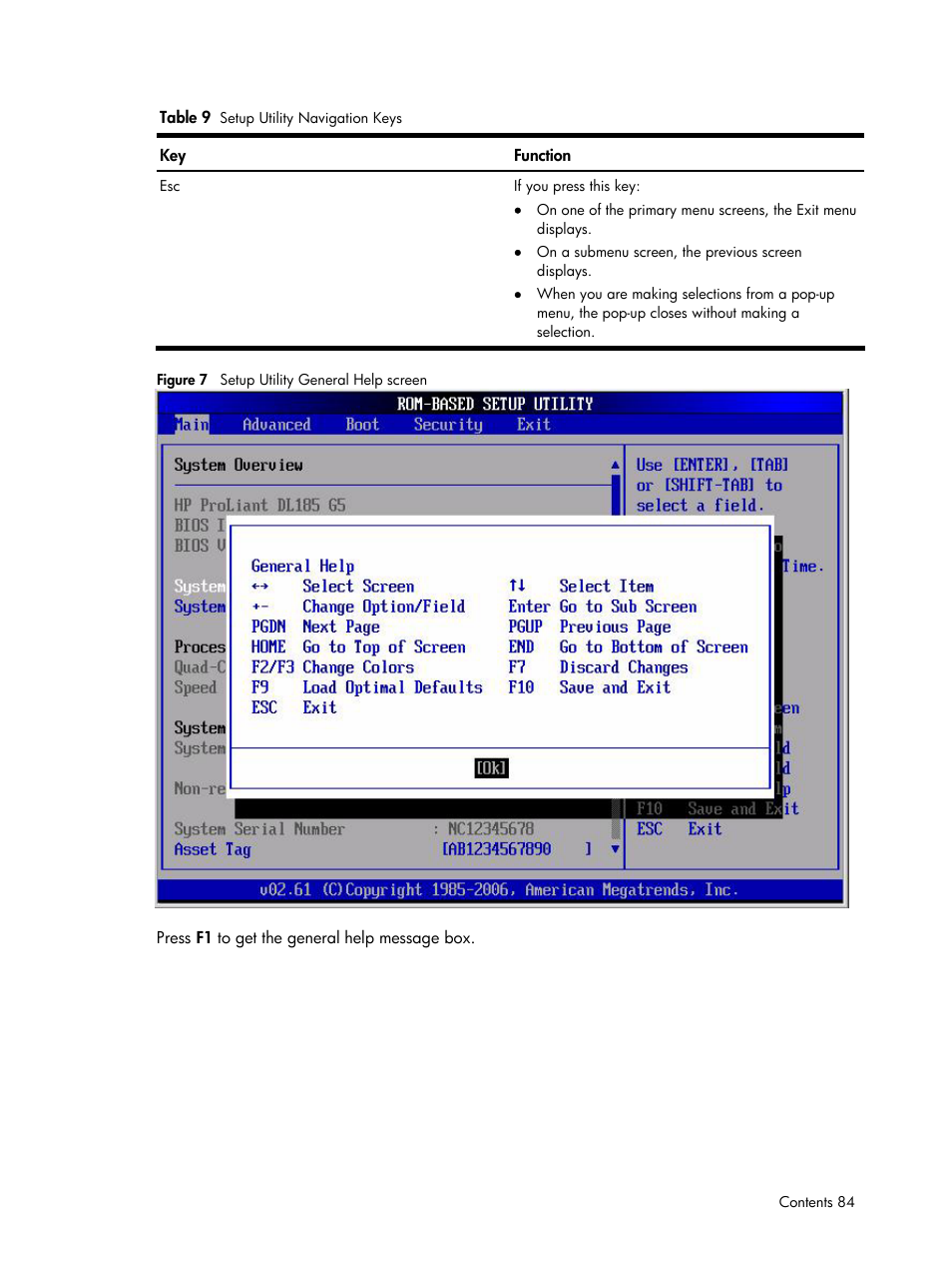 HP DL185 User Manual | Page 84 / 103