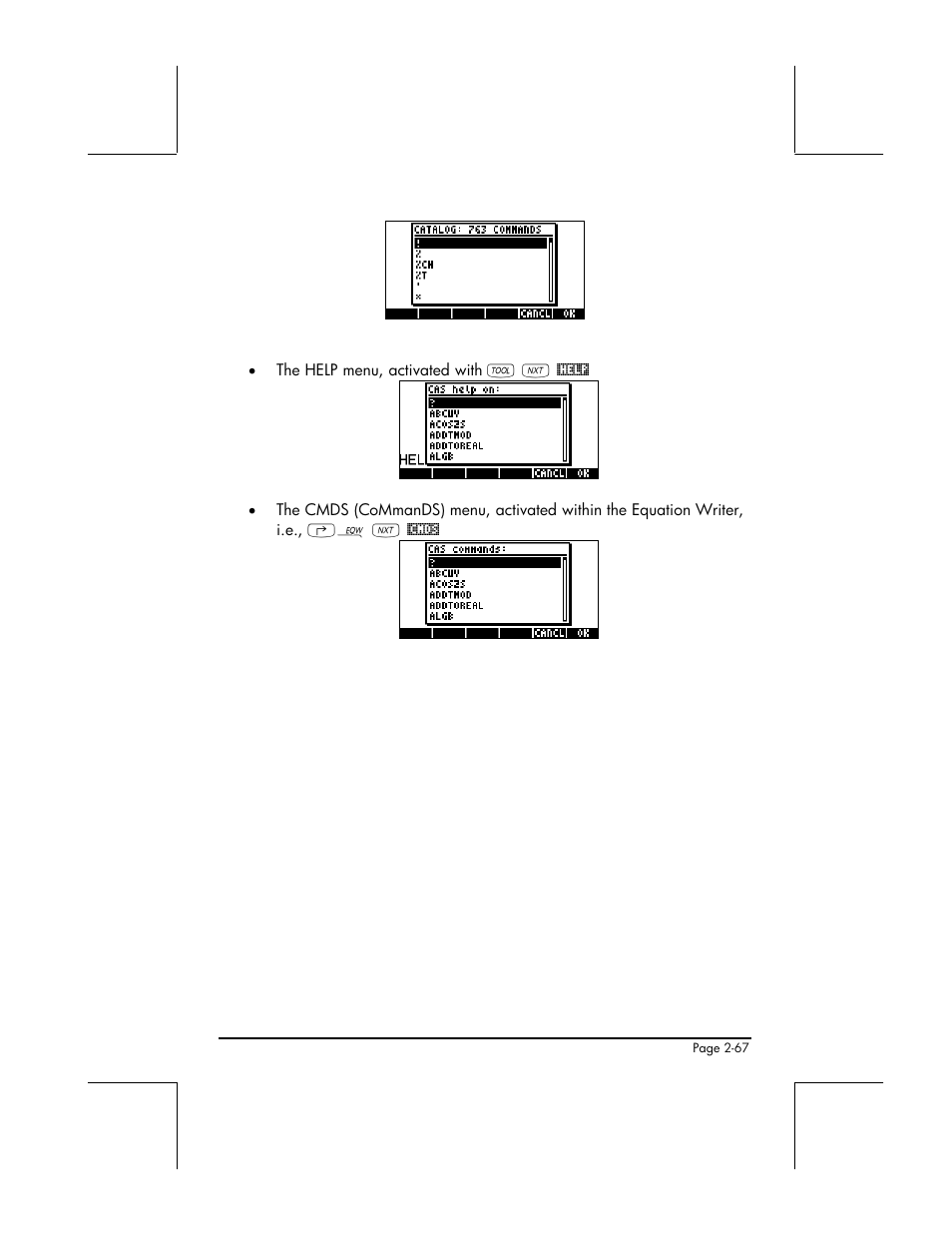 HP 49g+ User Manual | Page 122 / 862