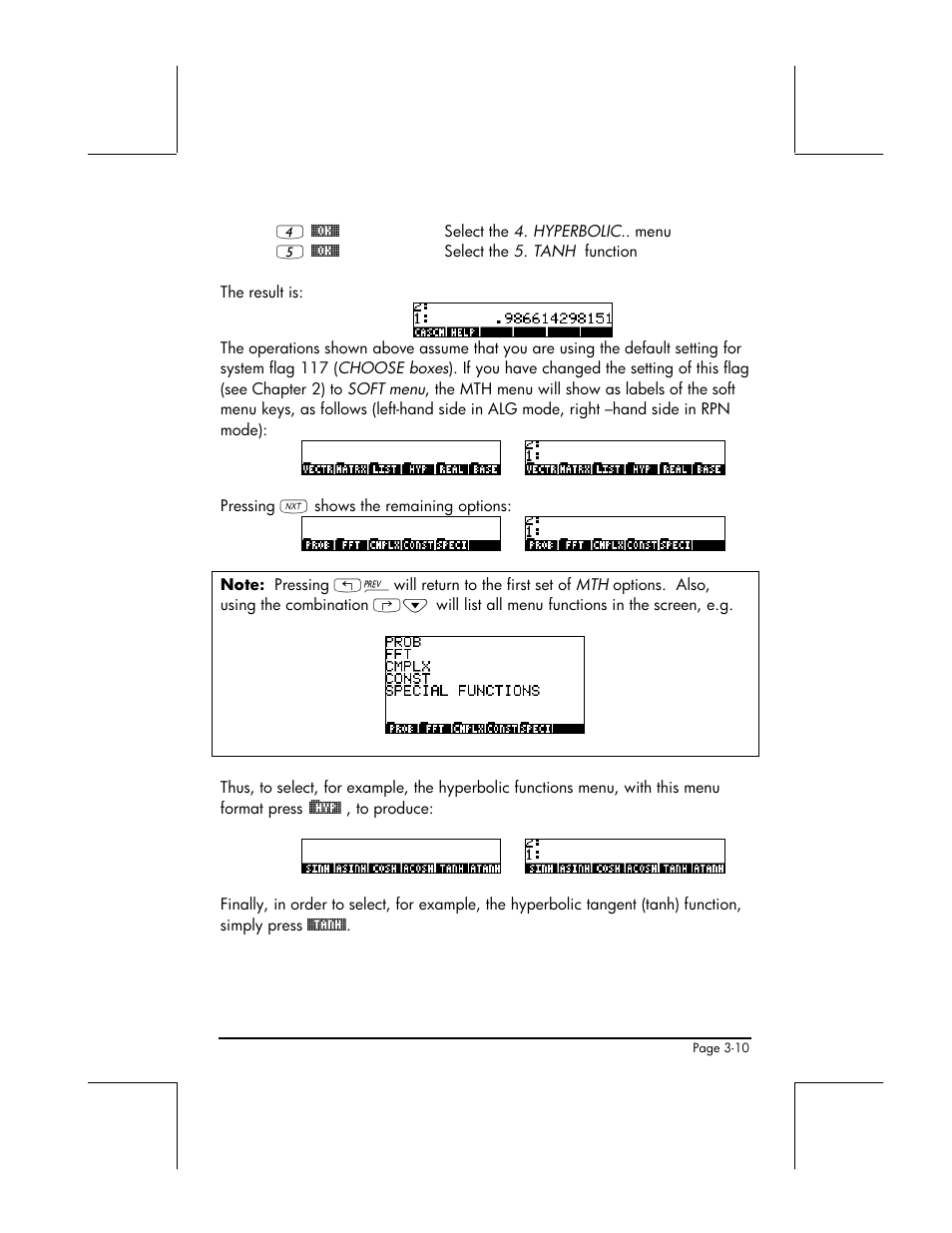 HP 49g+ User Manual | Page 132 / 862