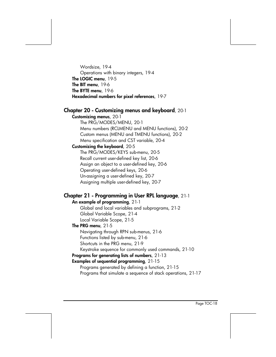HP 49g+ User Manual | Page 22 / 862