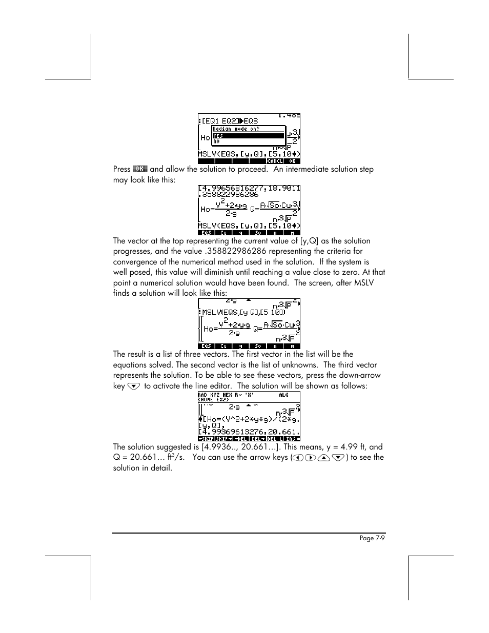 HP 49g+ User Manual | Page 239 / 862