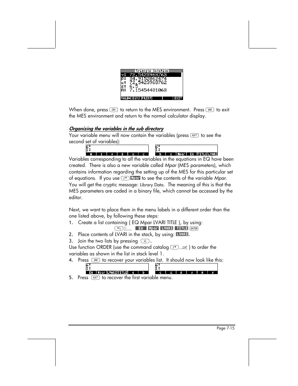 HP 49g+ User Manual | Page 245 / 862