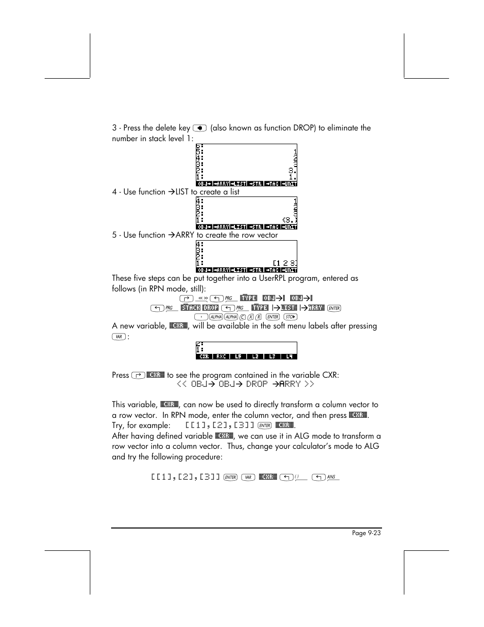 HP 49g+ User Manual | Page 294 / 862