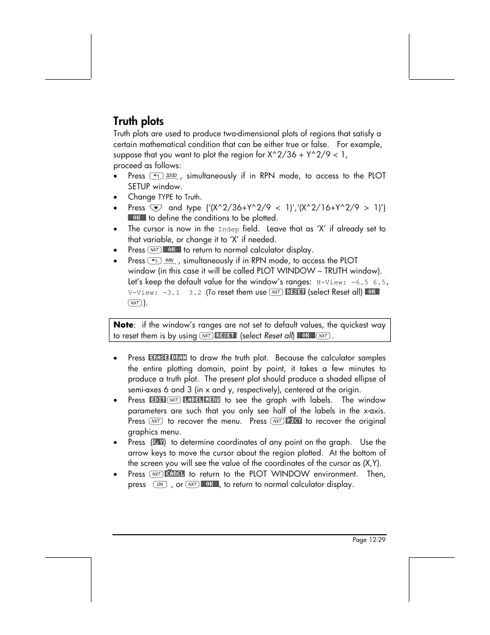 Truth plots | HP 49g+ User Manual | Page 406 / 862