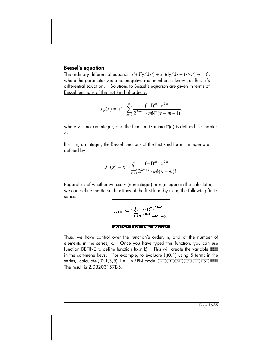 Bessel’s equation | HP 49g+ User Manual | Page 529 / 862