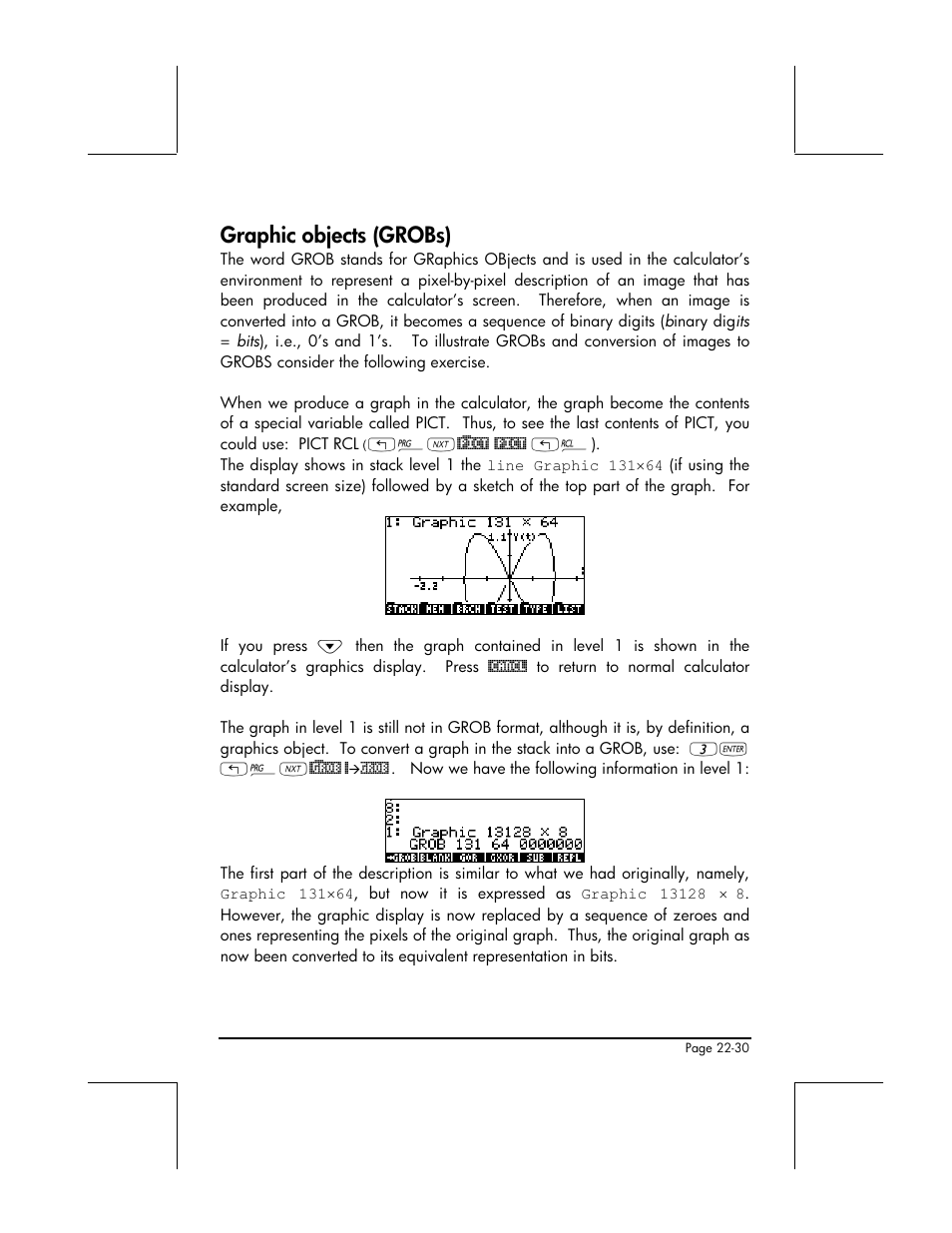 Graphic objects (grobs) | HP 49g+ User Manual | Page 742 / 862