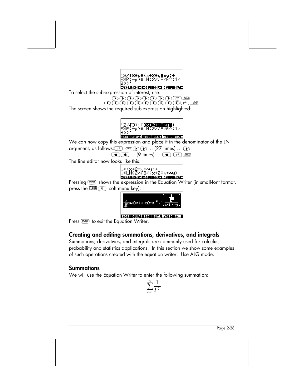 HP 49g+ User Manual | Page 83 / 862