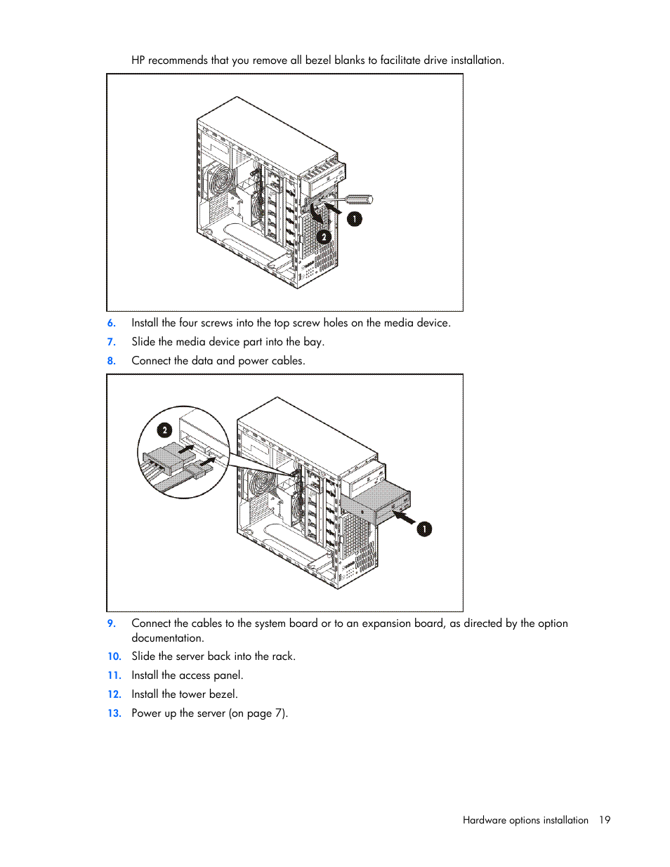 HP ML100 User Manual | Page 19 / 111