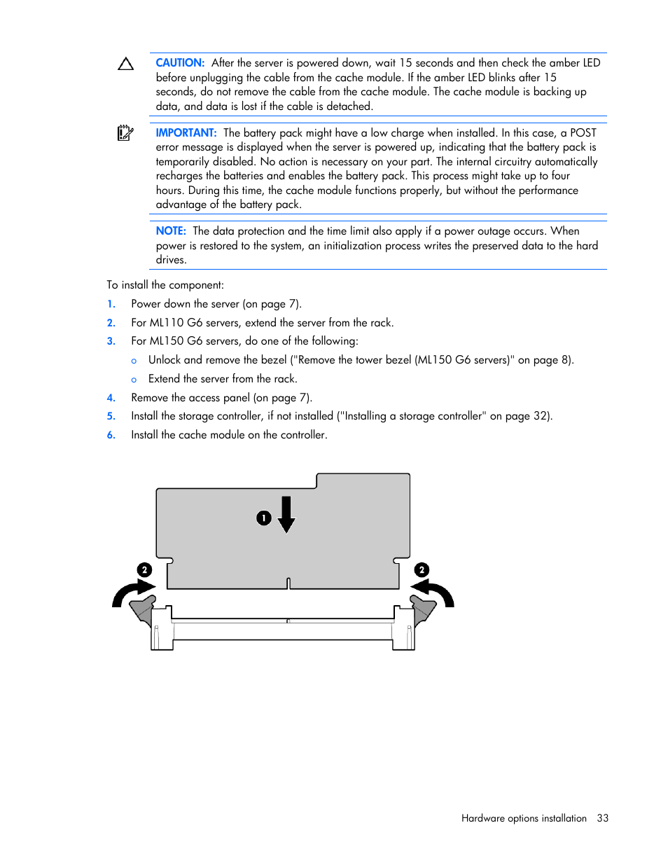 HP ML100 User Manual | Page 33 / 111