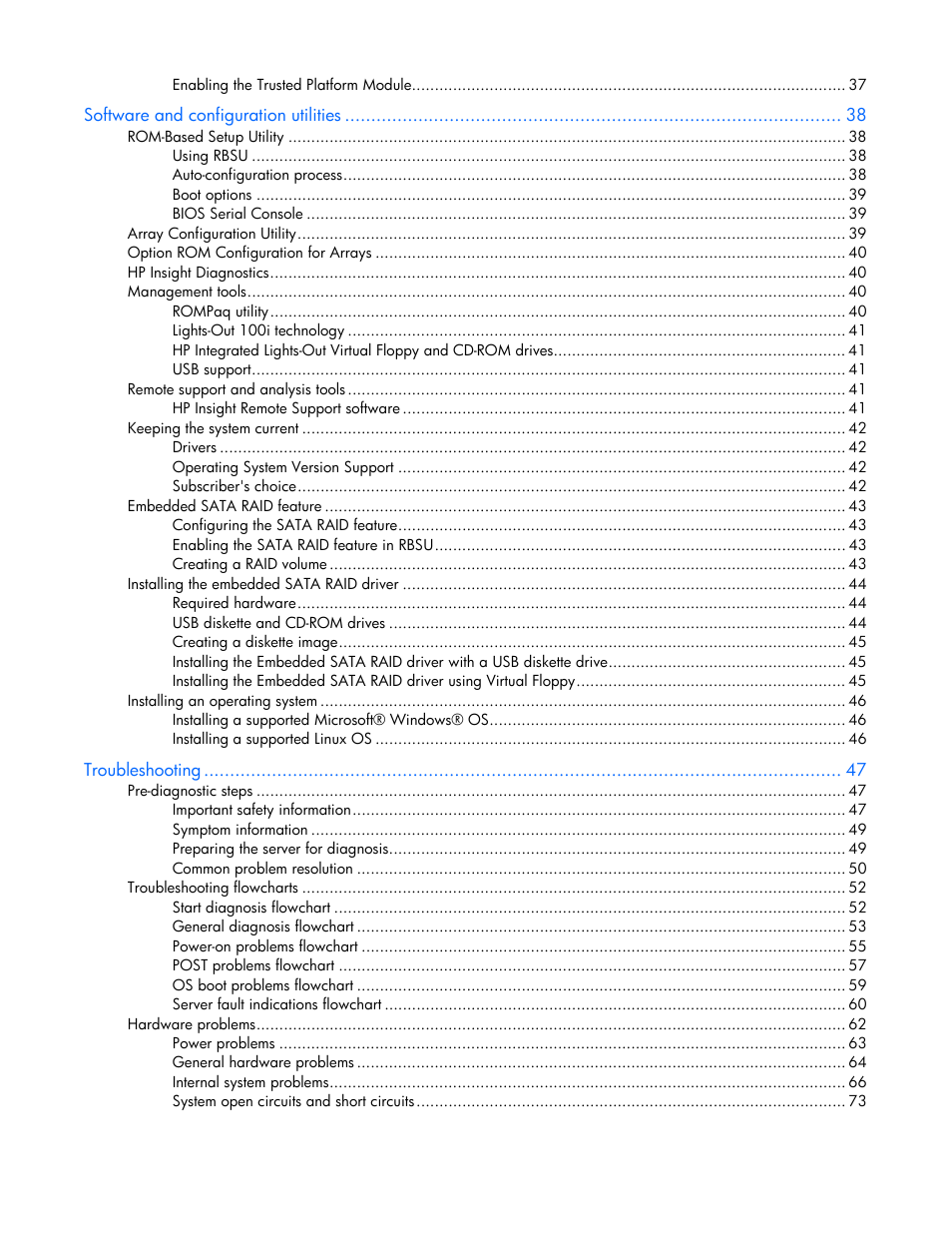 HP ML100 User Manual | Page 4 / 111