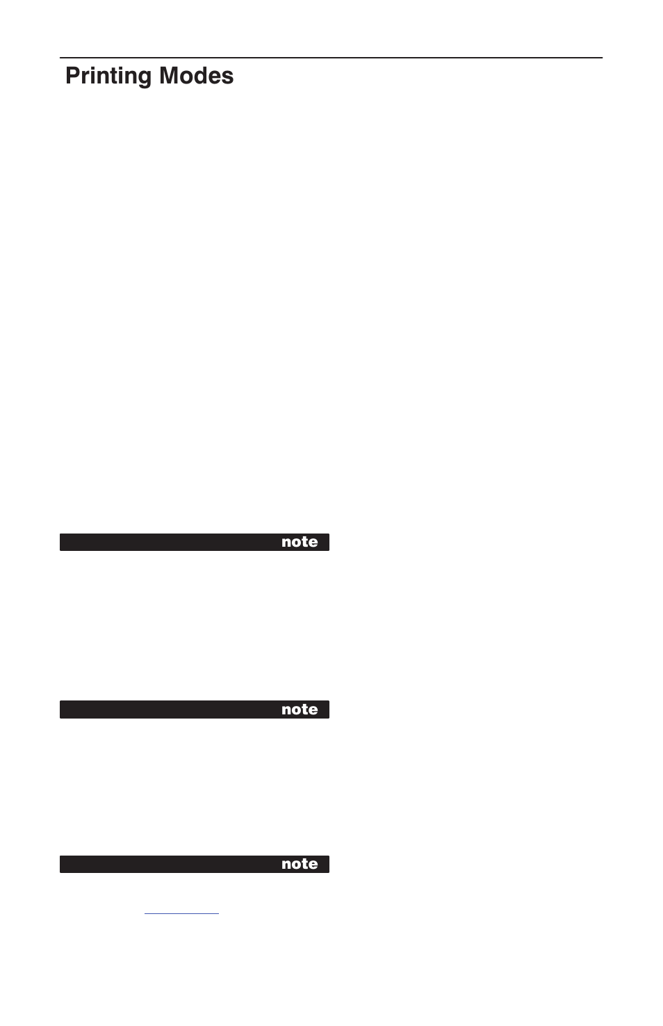 Printing modes | HP T3304 User Manual | Page 13 / 42