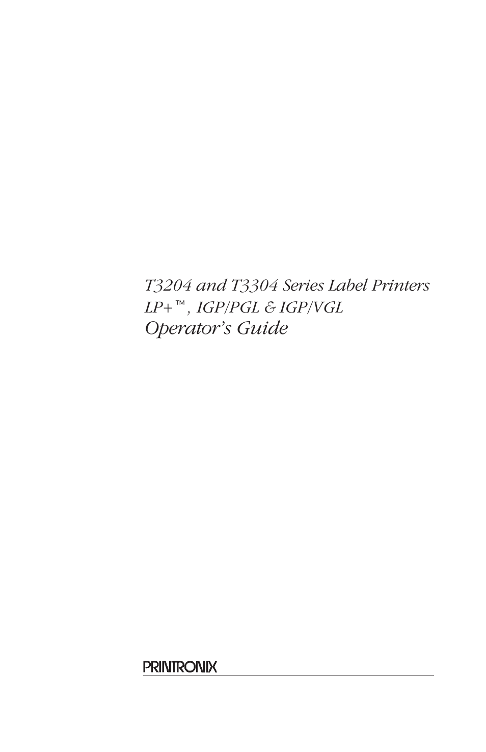 Operator's guide | HP T3304 User Manual | Page 3 / 42