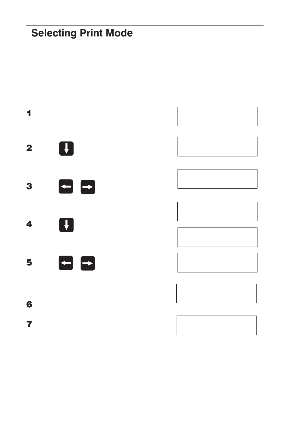 Selecting print mode | HP T3304 User Manual | Page 31 / 42