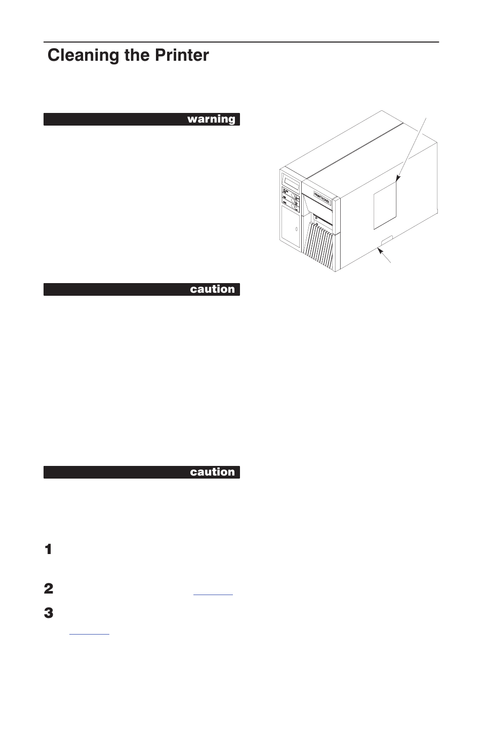 Cleaning the printer | HP T3304 User Manual | Page 37 / 42