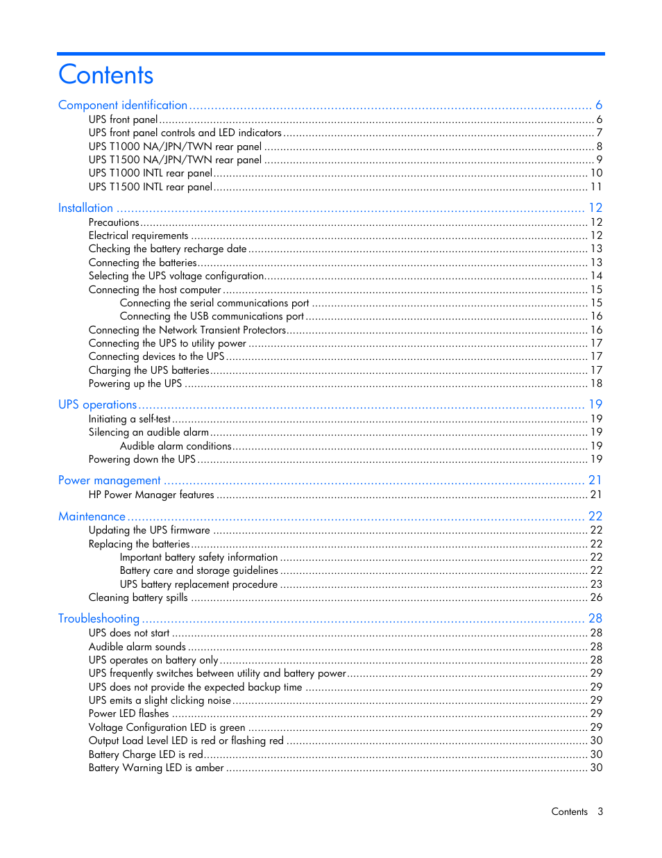 HP T1000 User Manual | Page 3 / 48