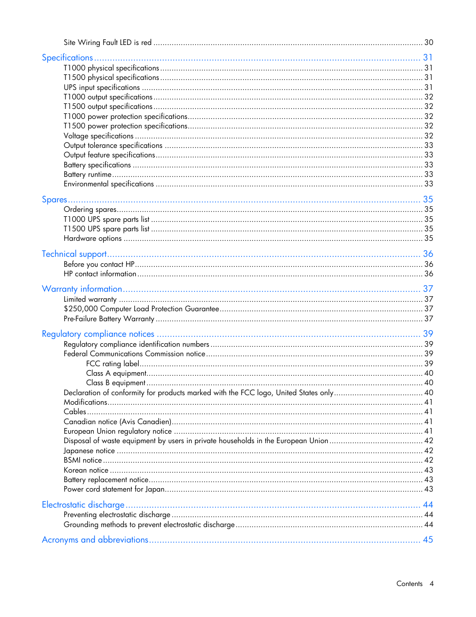 HP T1000 User Manual | Page 4 / 48