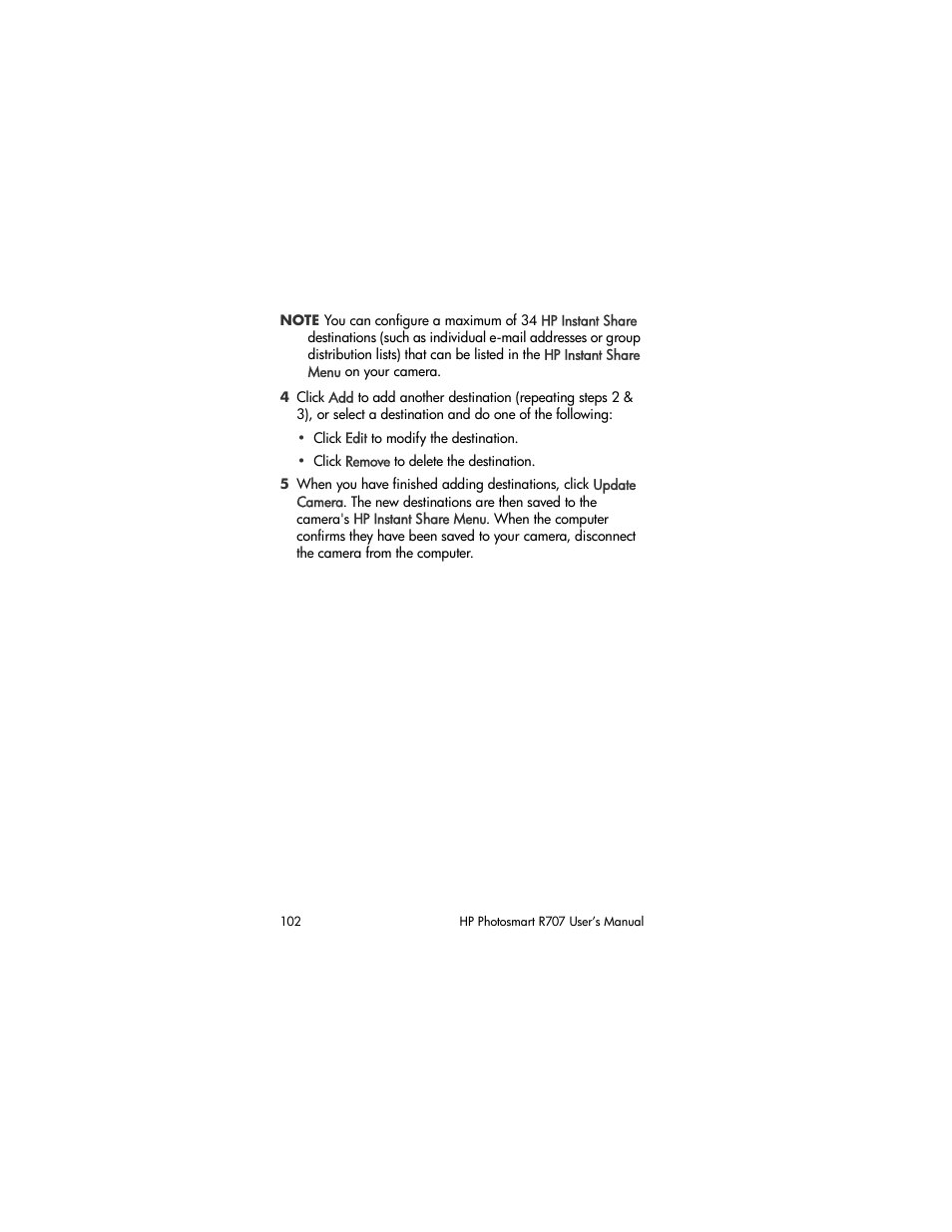 HP R707 User Manual | Page 102 / 191