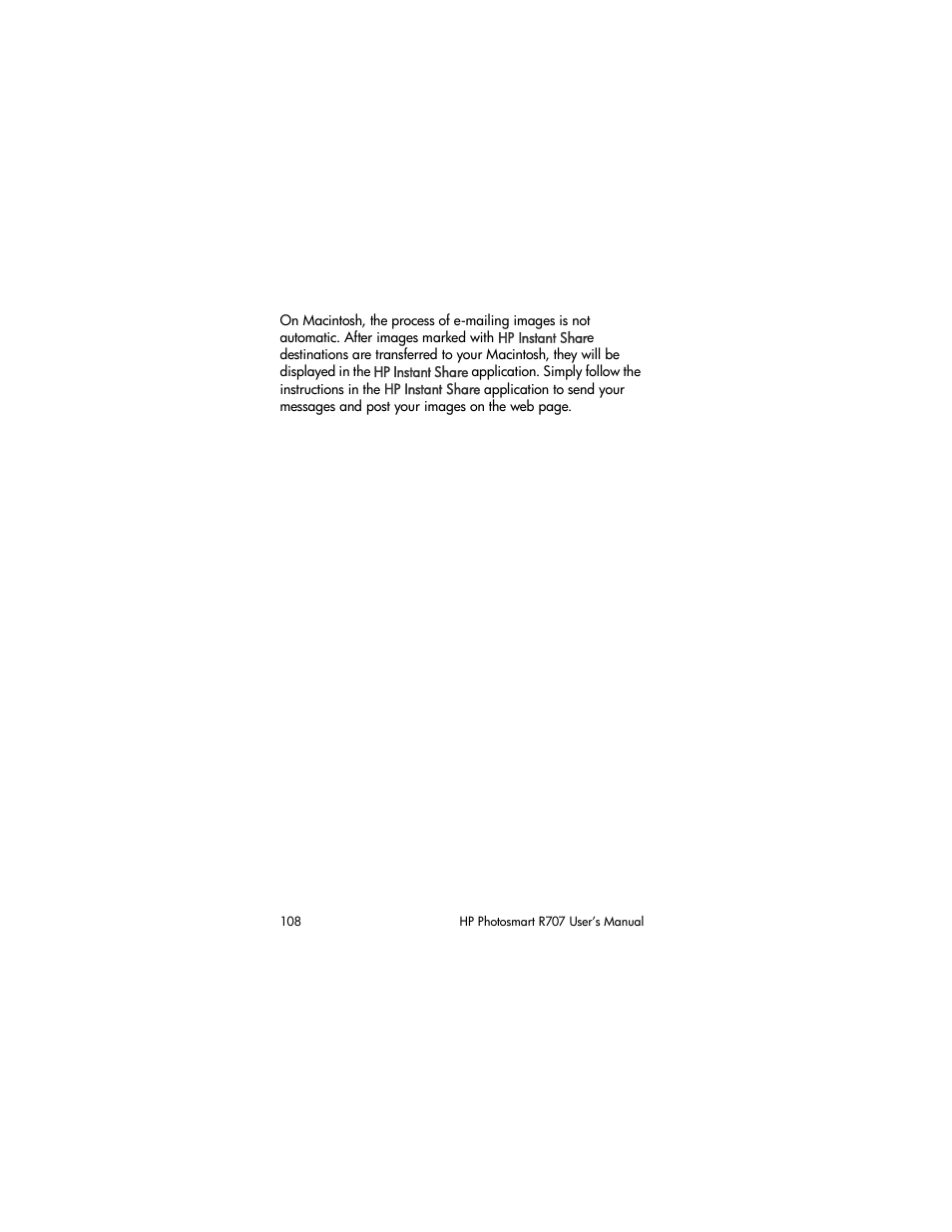 HP R707 User Manual | Page 108 / 191
