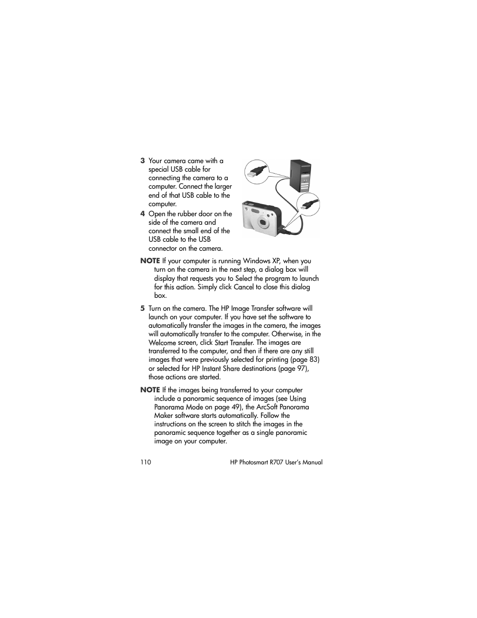 HP R707 User Manual | Page 110 / 191