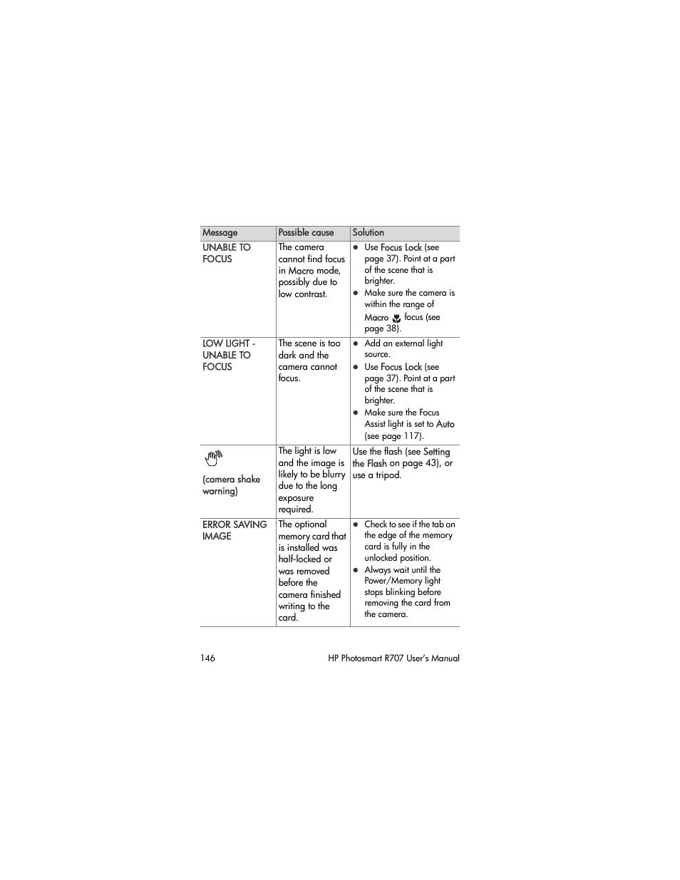 HP R707 User Manual | Page 146 / 191