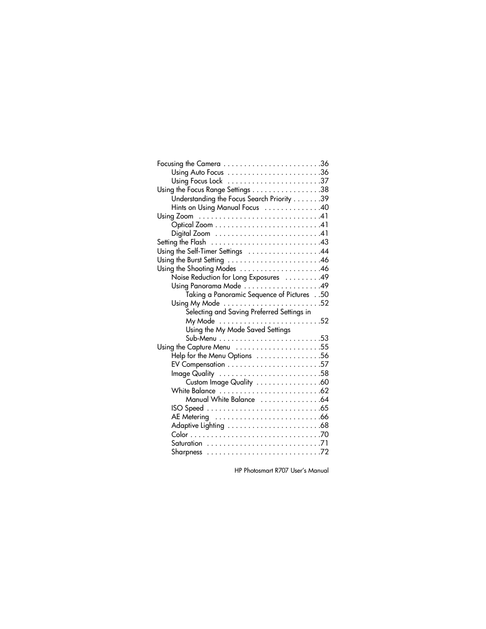 HP R707 User Manual | Page 6 / 191