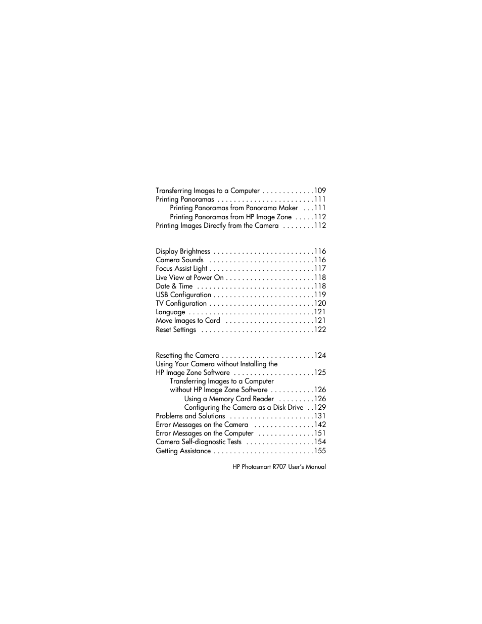 HP R707 User Manual | Page 8 / 191