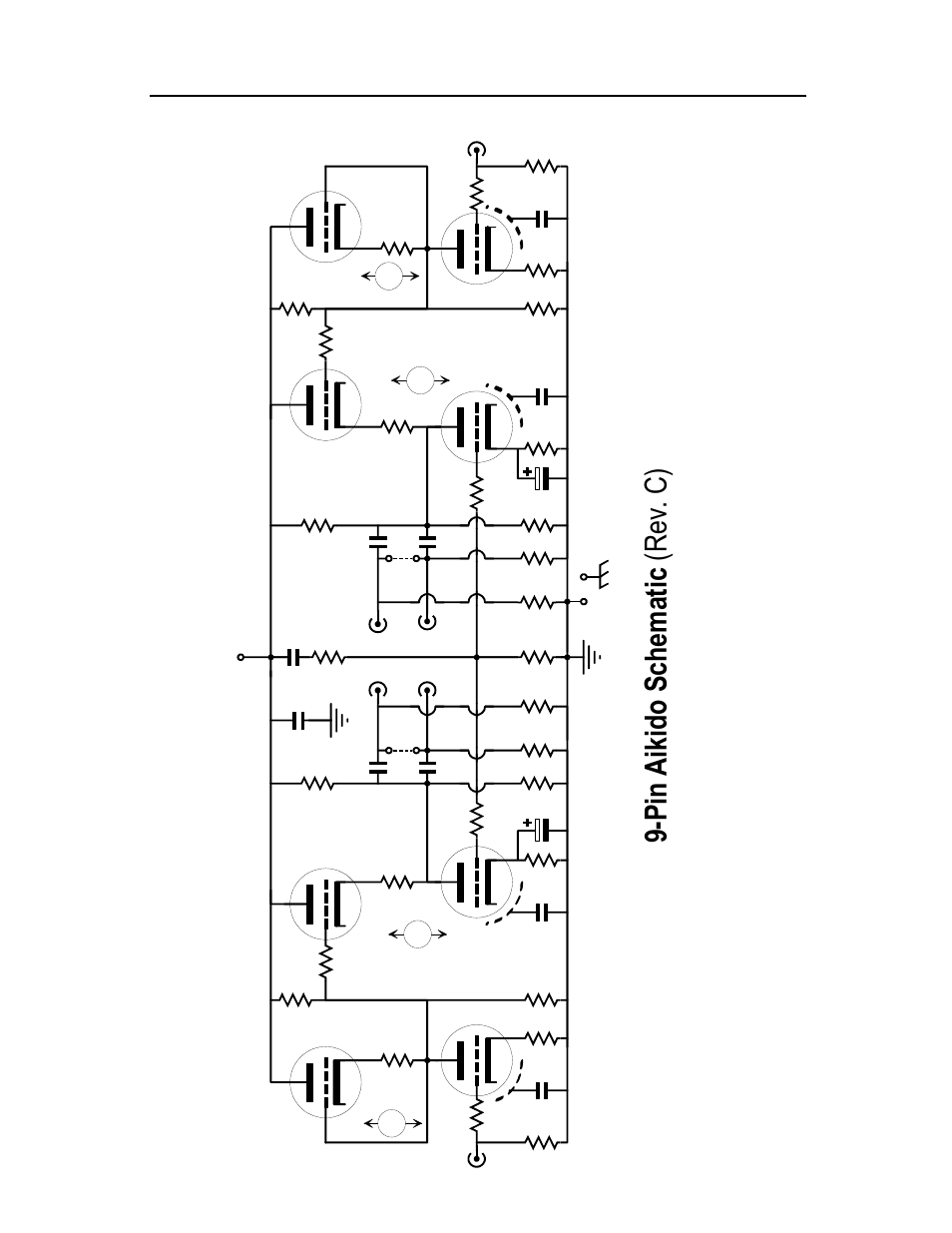 Pin aikido schematic (rev. c), Glassware audio design | HP Aikido Stereo 9-Pin PCB User Manual | Page 11 / 13