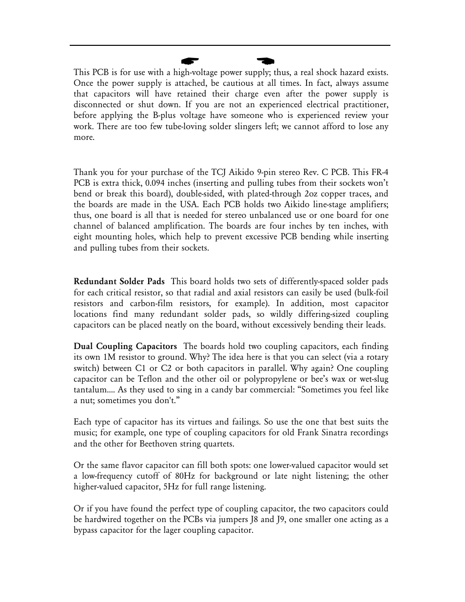 HP Aikido Stereo 9-Pin PCB User Manual | Page 2 / 13