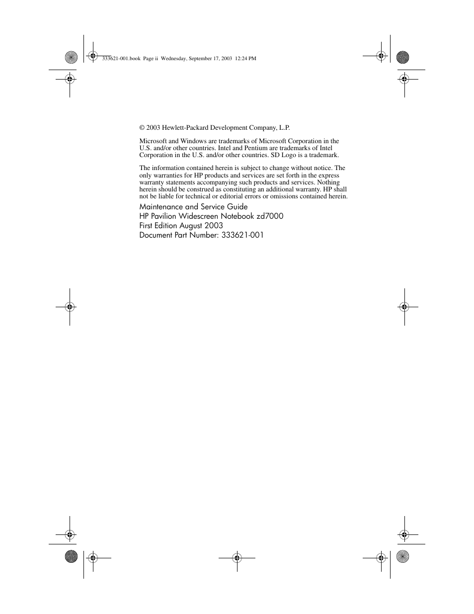 HP PAVILLION ZD7000 User Manual | Page 3 / 155