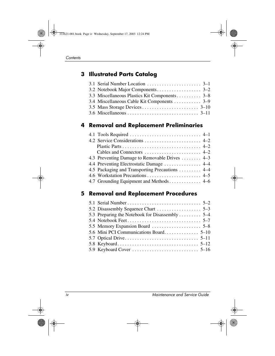 HP PAVILLION ZD7000 User Manual | Page 5 / 155