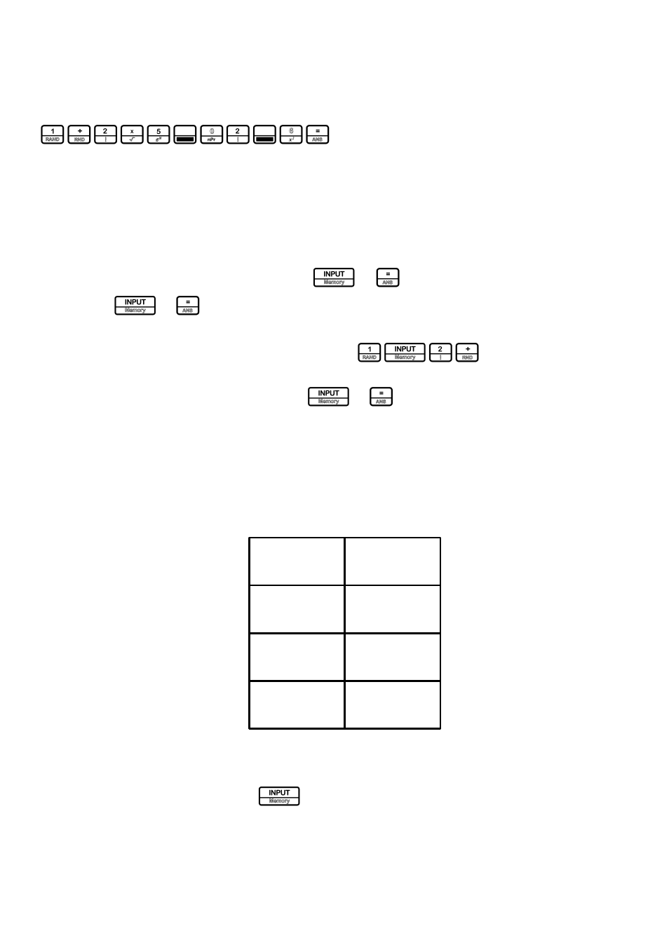 Reverse polish notation (rpn) mode, The rpn stack, 1+2*5:b2:m | HP 20B User Manual | Page 18 / 75