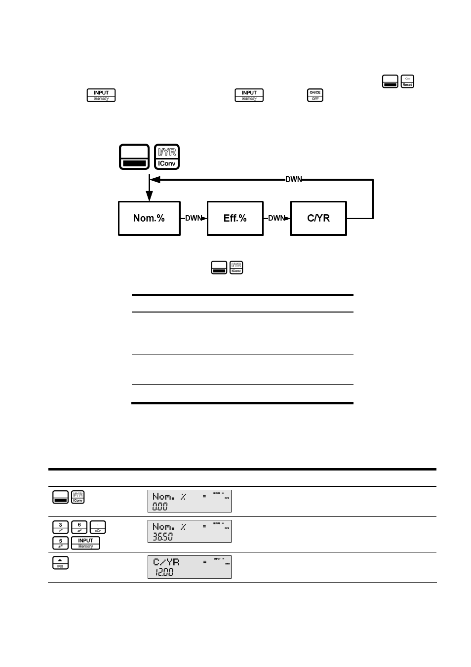 Interest conversion menu, Using the interest conversion menu | HP 20B User Manual | Page 35 / 75