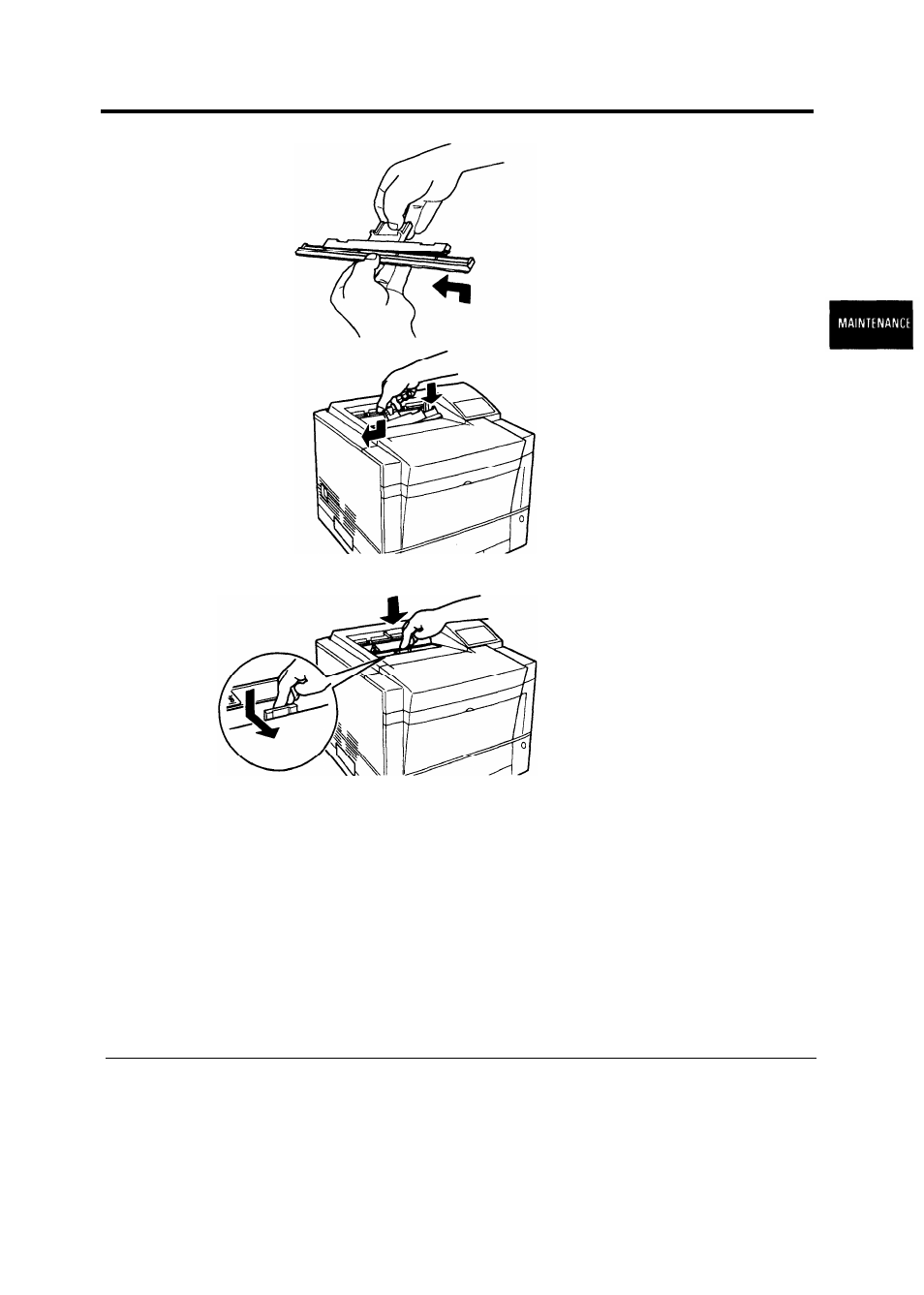 Replacing the print unit and internal cleaning | HP 16V User Manual | Page 102 / 156