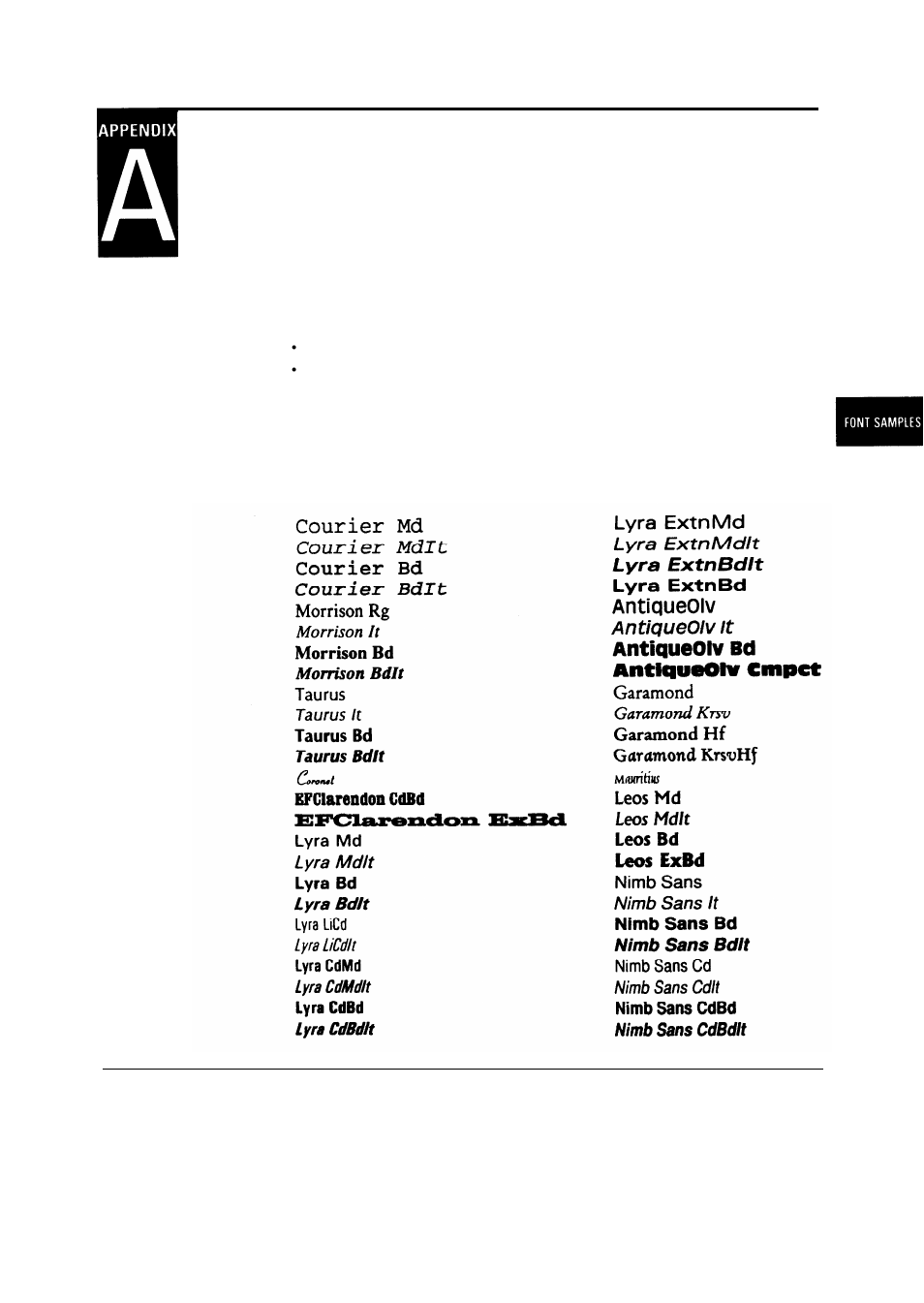 Font samples, Mode, Pcl mode | HP 16V User Manual | Page 134 / 156