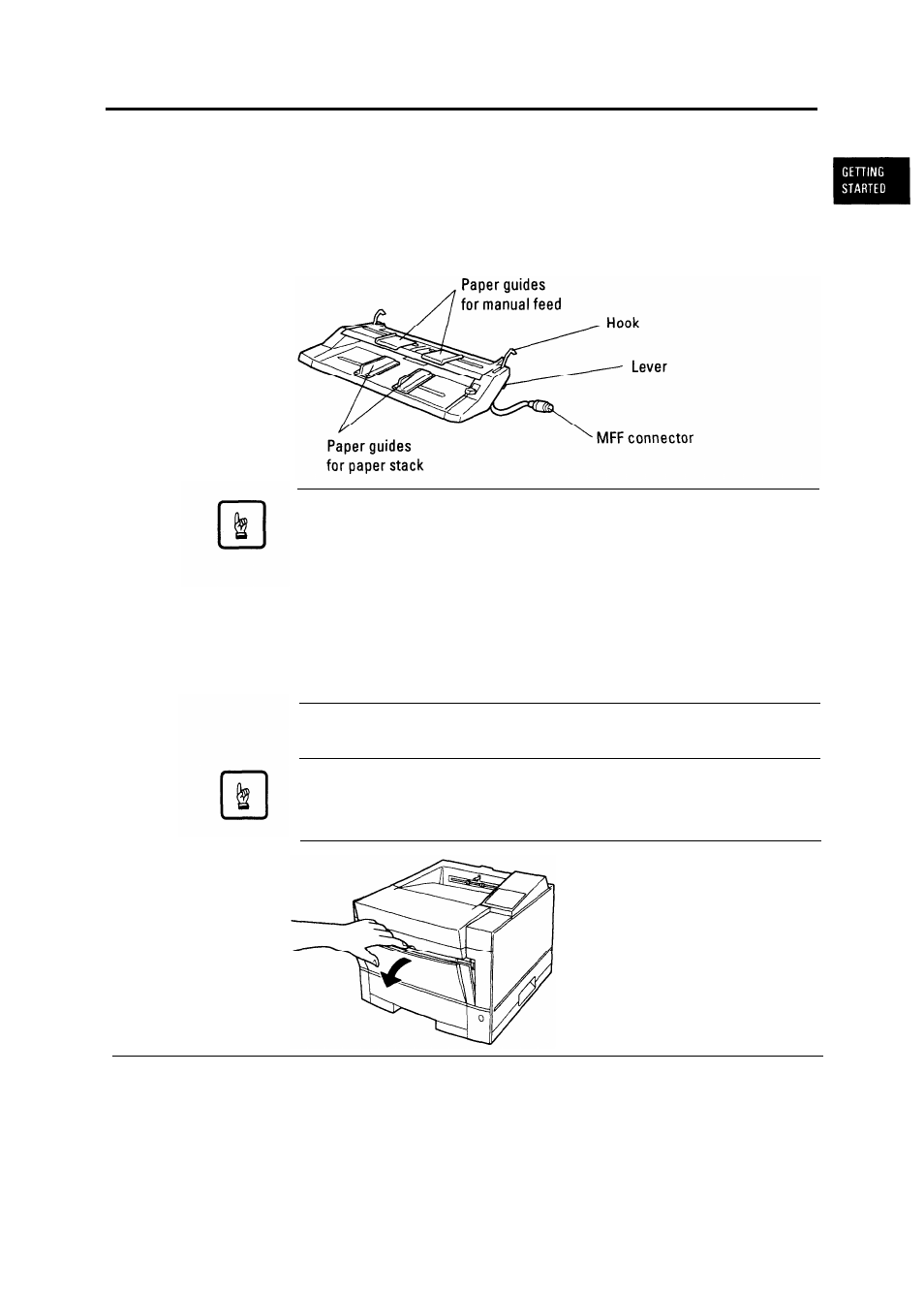 Installing the multi-function feeder | HP 16V User Manual | Page 28 / 156