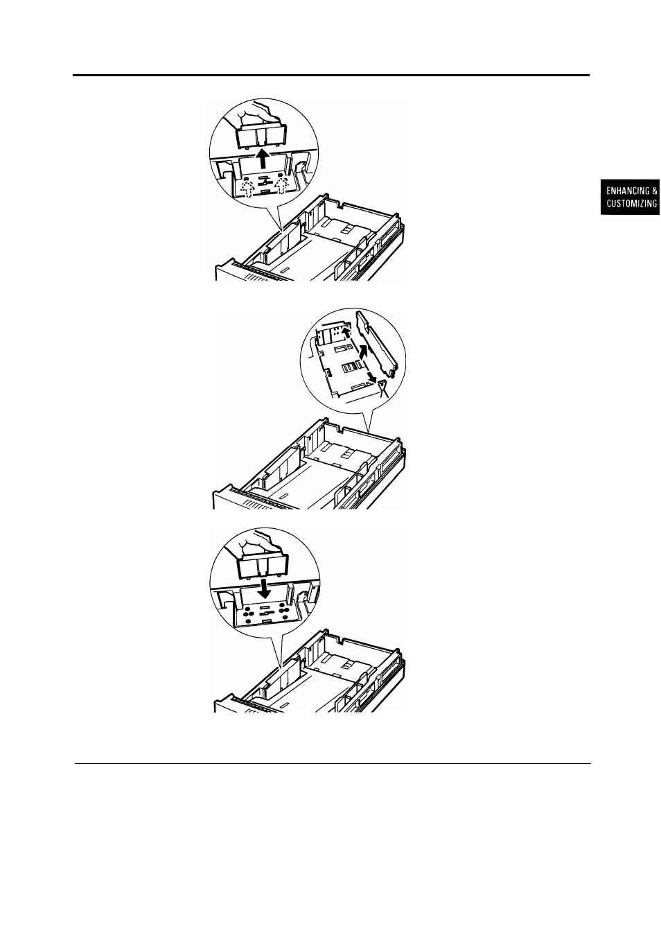 Different paper tray sizes 3-13, Adding duplex unit 3-13 | HP 16V User Manual | Page 92 / 156