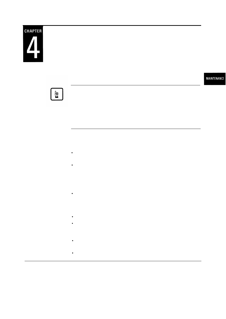 Maintenance, Preventive maintenance 4-1, Preventive maintenance | Replace, Clear warning | HP 16V User Manual | Page 96 / 156