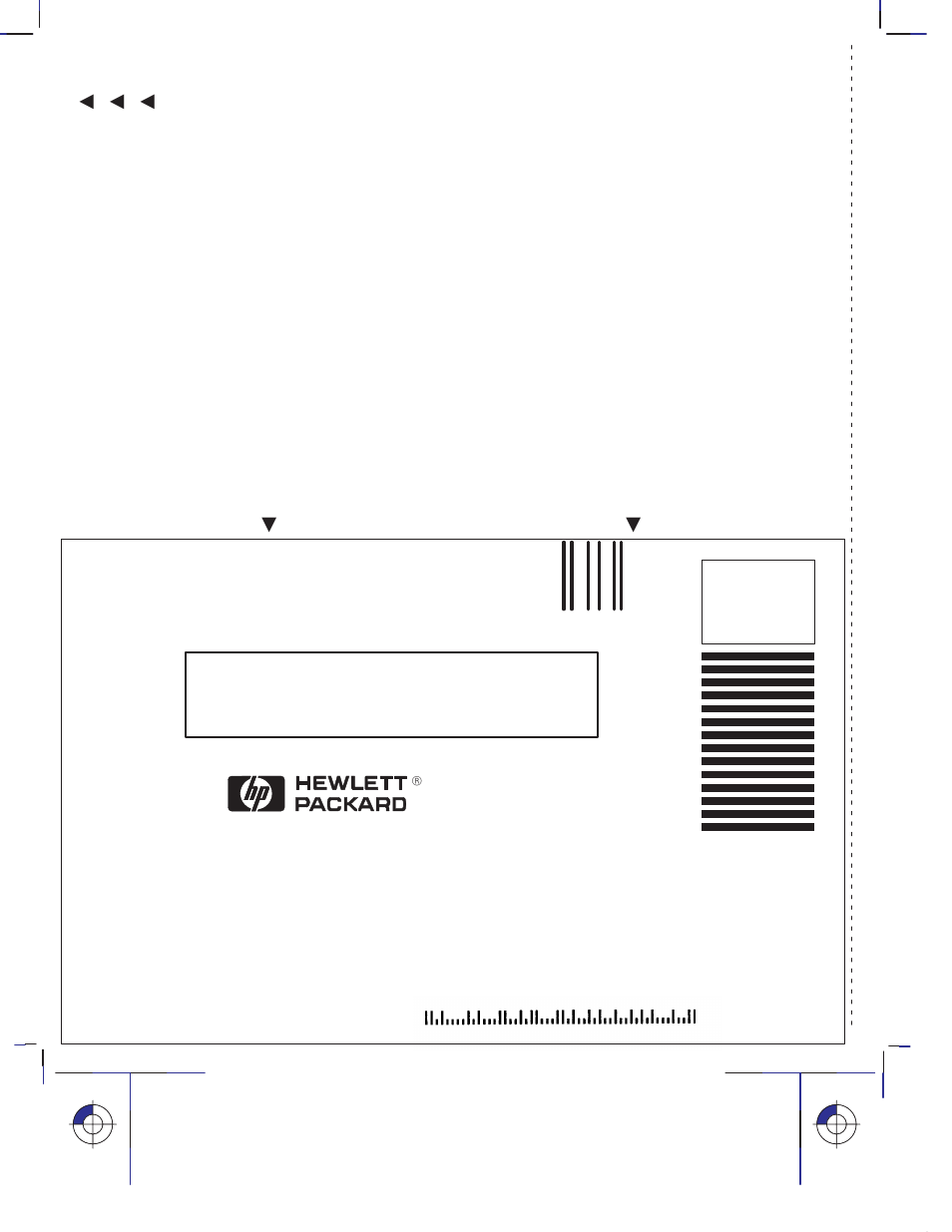 Business reply mail | HP 330 User Manual | Page 182 / 184