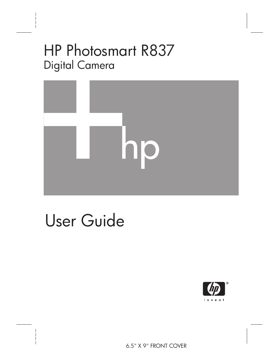 HP Photosmart R837 User Manual | 56 pages