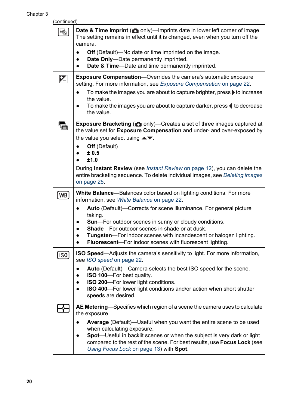 HP Photosmart R837 User Manual | Page 20 / 56