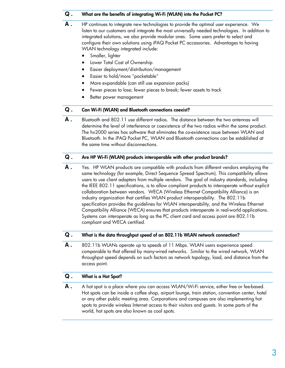 HP HX2000 User Manual | Page 3 / 11
