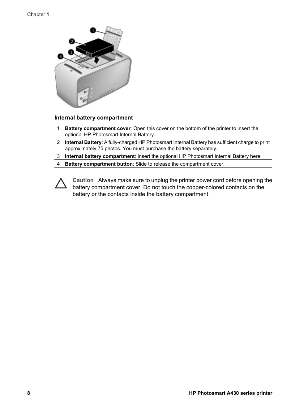 HP A430 User Manual | Page 11 / 62