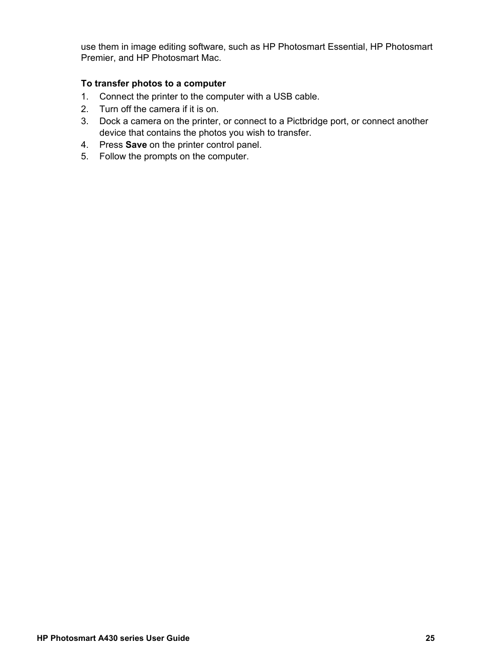 HP A430 User Manual | Page 28 / 62