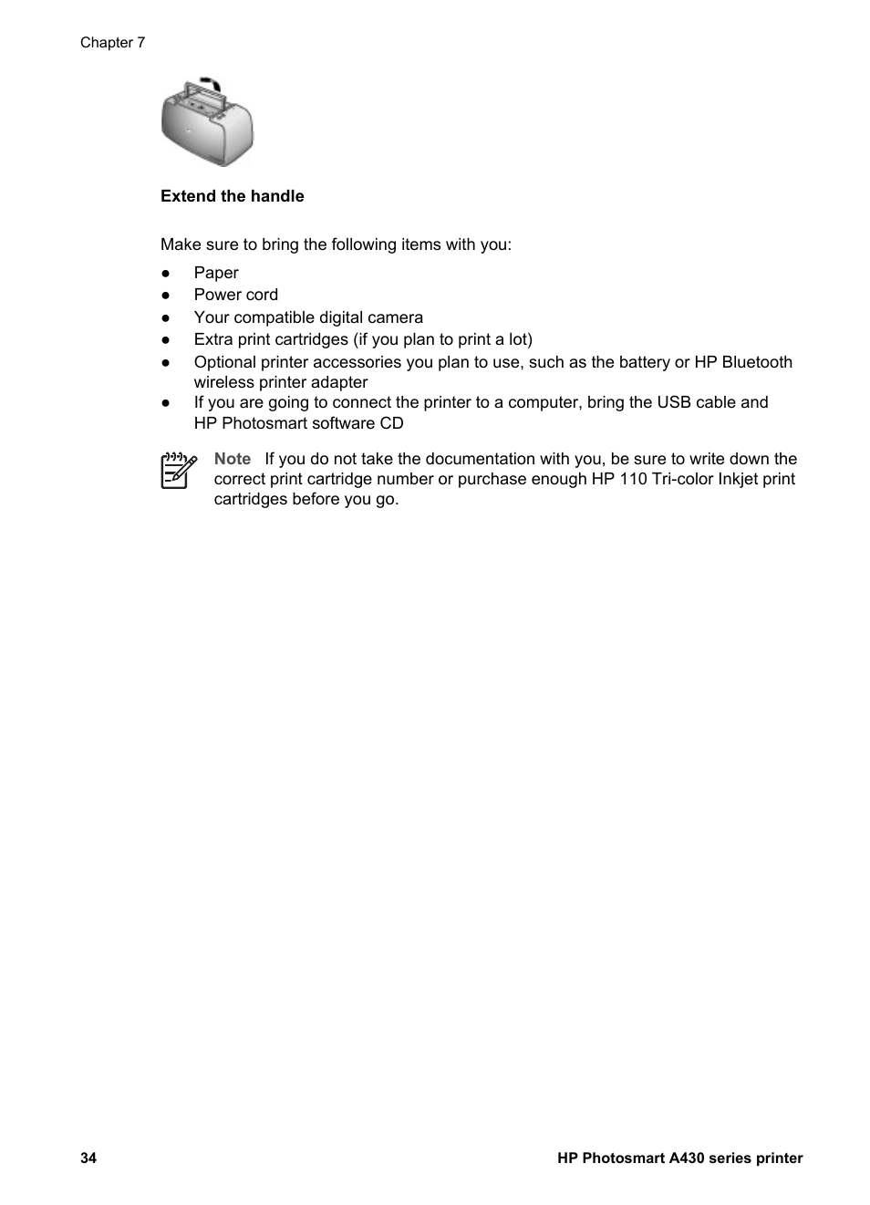 HP A430 User Manual | Page 37 / 62