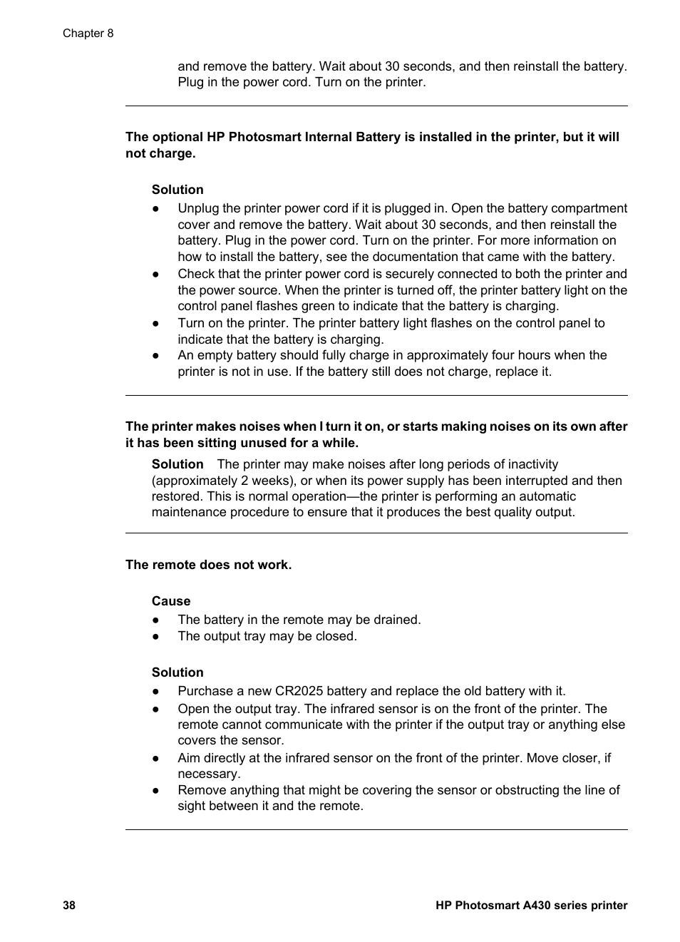HP A430 User Manual | Page 41 / 62