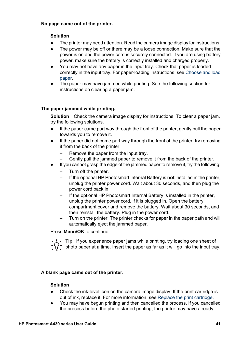 HP A430 User Manual | Page 44 / 62